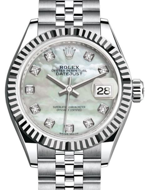 rolex lady datejust 28 white dials in arm|rolex lady datejust 28 price.